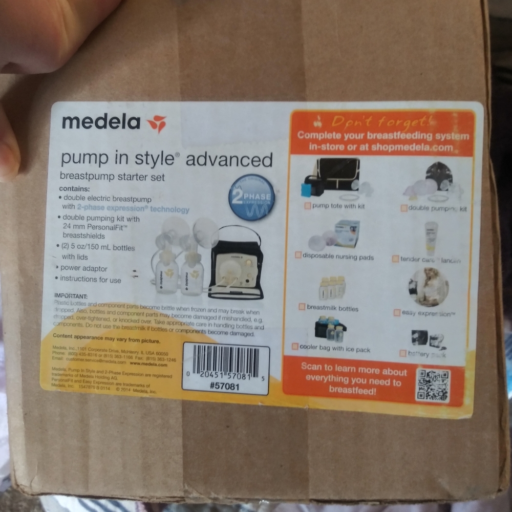 Brand new Medela breast